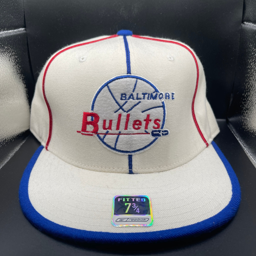 Men's Reebok Baltimore Bullets Hat Size 7 3/4
